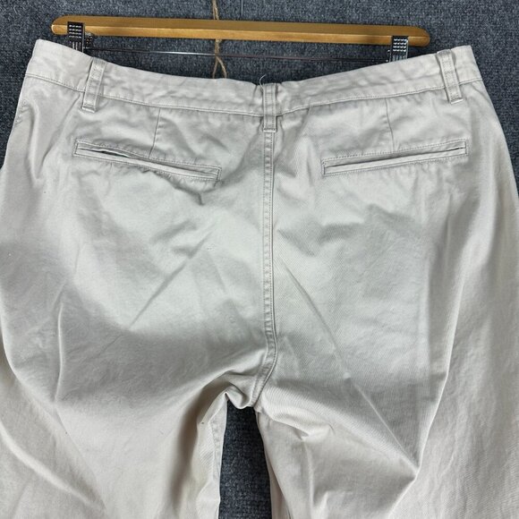 Bonobos Pants Mens 35 Boot Fit  Washed Chino Beige Cotton Pockets - Picture 6 of 7